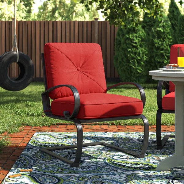 Alyah Metal Outdoor Lounge Chair (Set of 2) | Wayfair North America