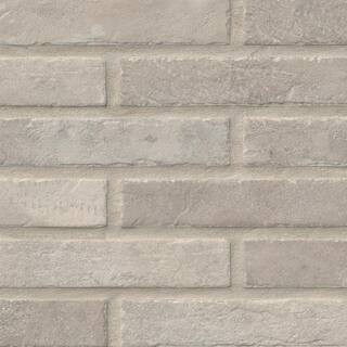 Capella Ivory Brick 2 in. x 10 in. Matte Porcelain Floor and Wall Tile (5.15 sq. ft. /Case) | The Home Depot