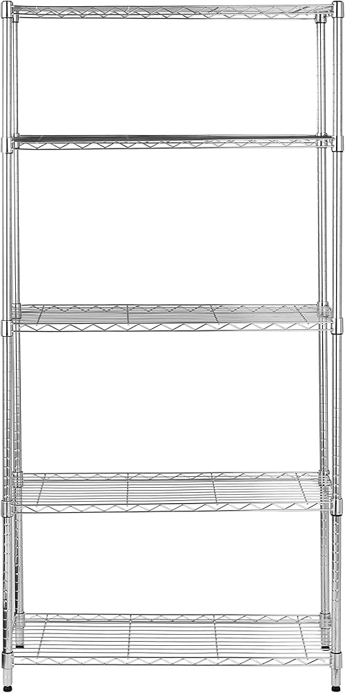 Amazon Basics 5-Shelf Adjustable, Heavy Duty Storage Shelving Unit (350 lbs loading capacity per ... | Amazon (US)