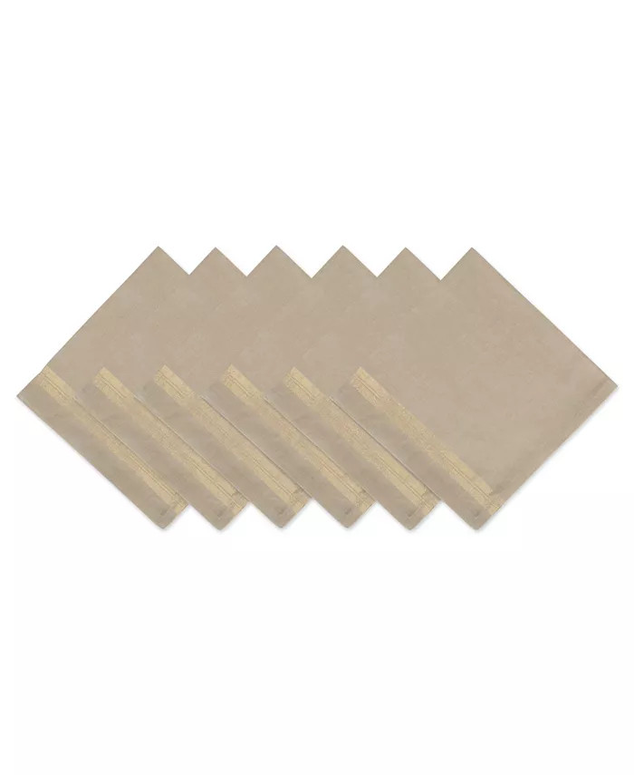 Sparkle Stripe Napkin Set | Macy's