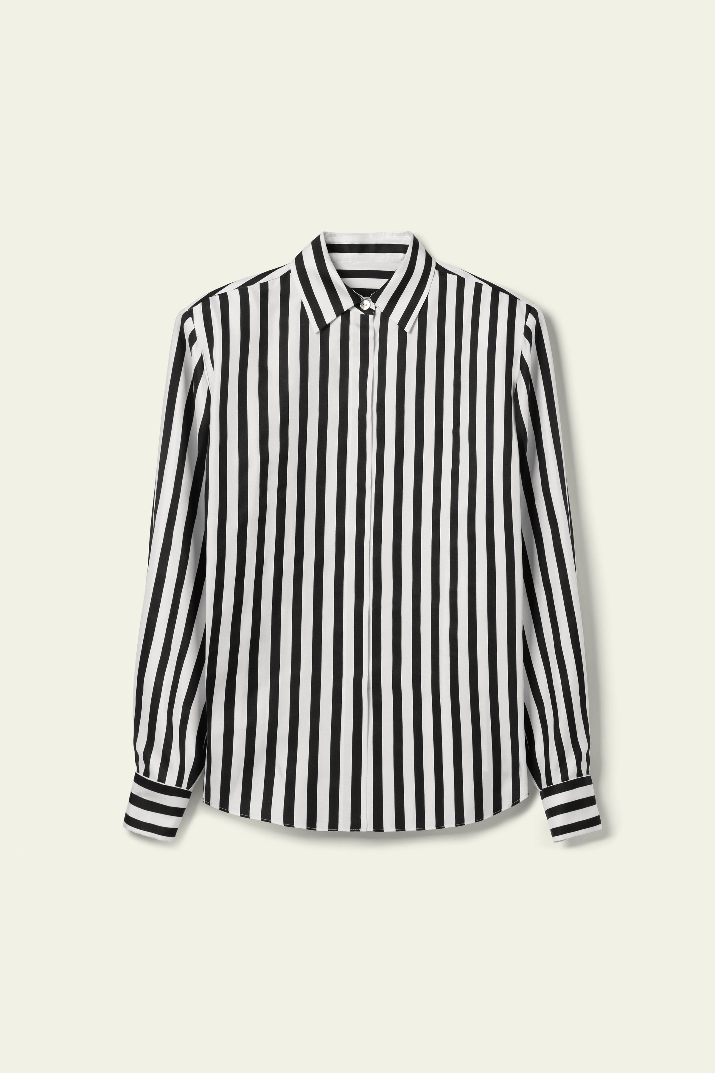 LILYSILK X LYDIA TOMLINSON Audrey Striped Shirt | LilySilk
