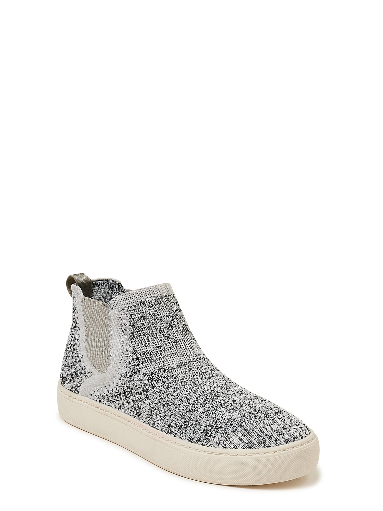 Time and Tru Women's Casual Knit High Top Sneakers - Walmart.com | Walmart (US)