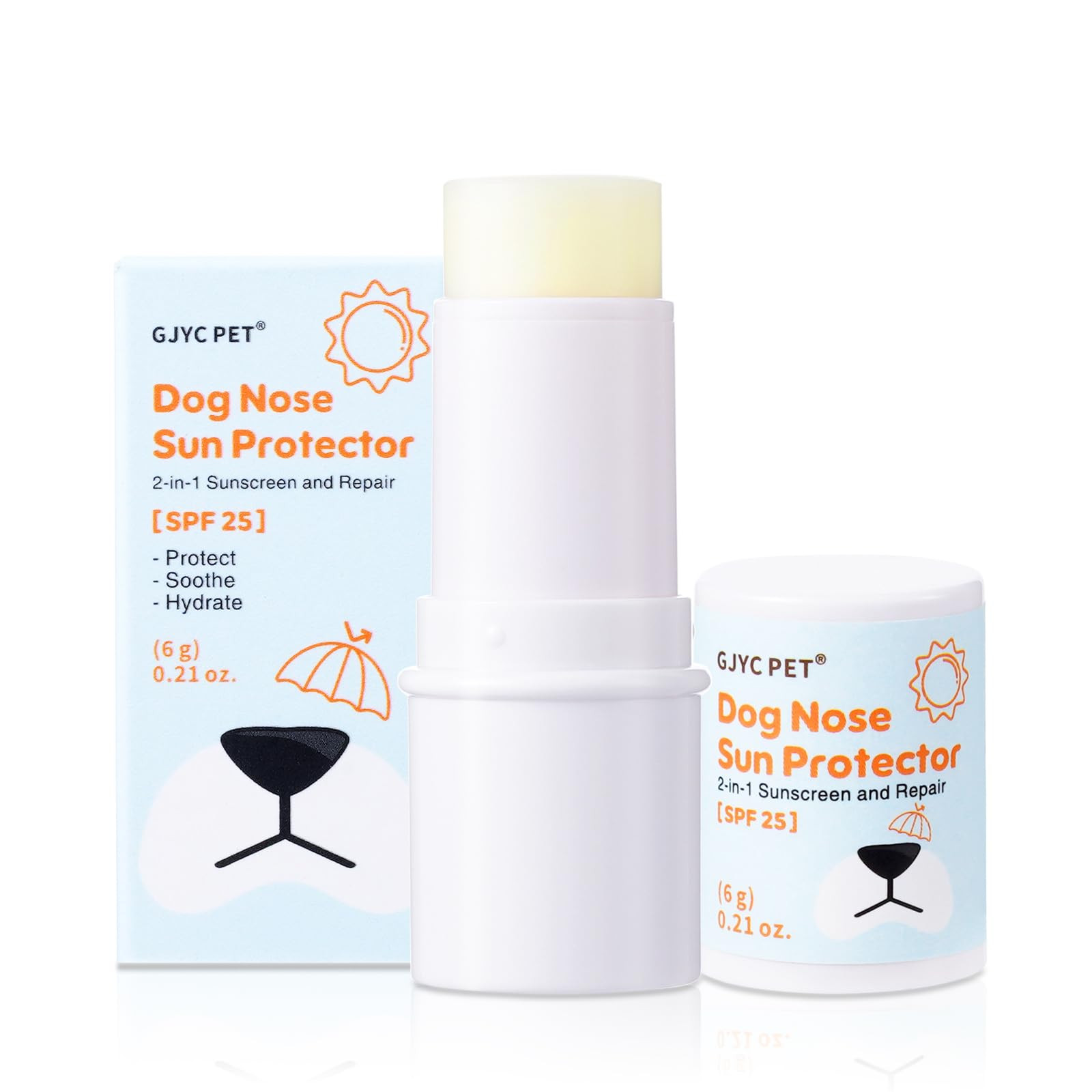 Dog Nose Sunscreen Balm SPF 25 – Natural, Lick-Safe Sun Protection with Shea Butter & Sea Buckt... | Amazon (US)