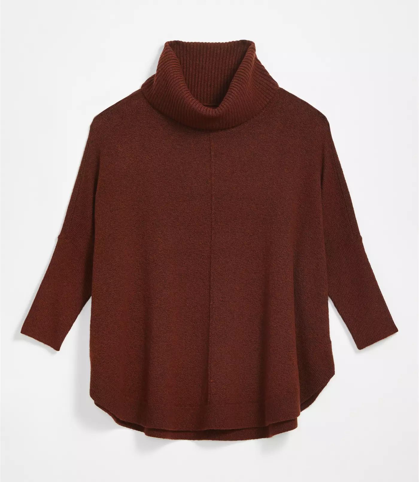 Shirttail Poncho Sweater | LOFT | LOFT