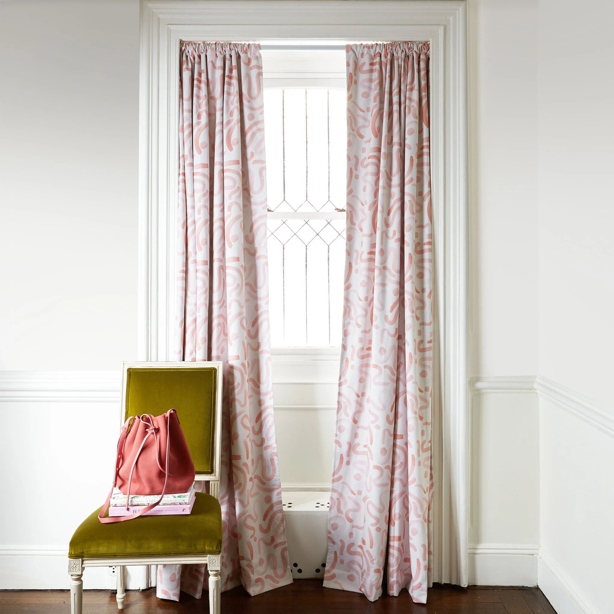 Hockney Pink Curtain | Pepper