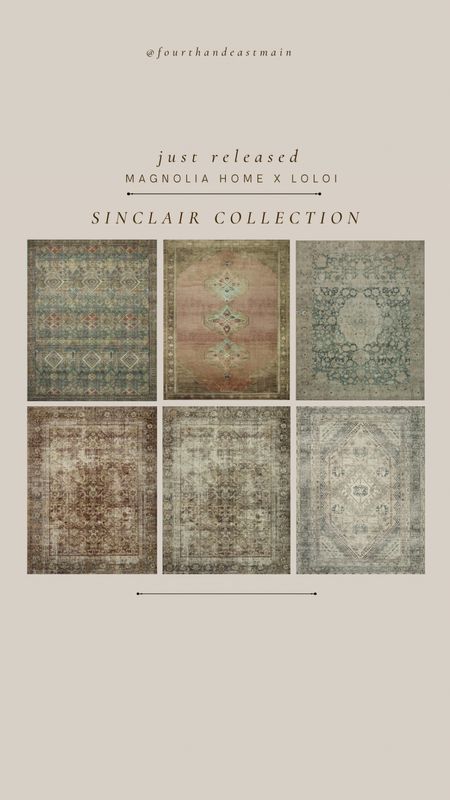 just released // magnolia x loloi - sinclair collection 

#LTKhome