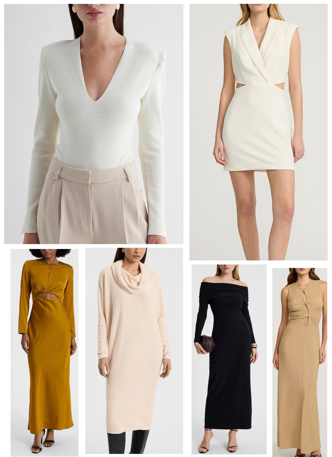 Shop for outfit deals on EXPRESS for date night, work , and so many more events #long black dress #sweater dress #preppy #classy attire #cut out blazer dress

#LTKootd #LTKSaleAlert #LTKFindsUnder50