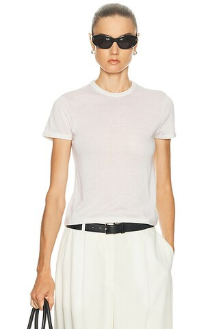 Cashmere Silk Knit Tee | FWRD 