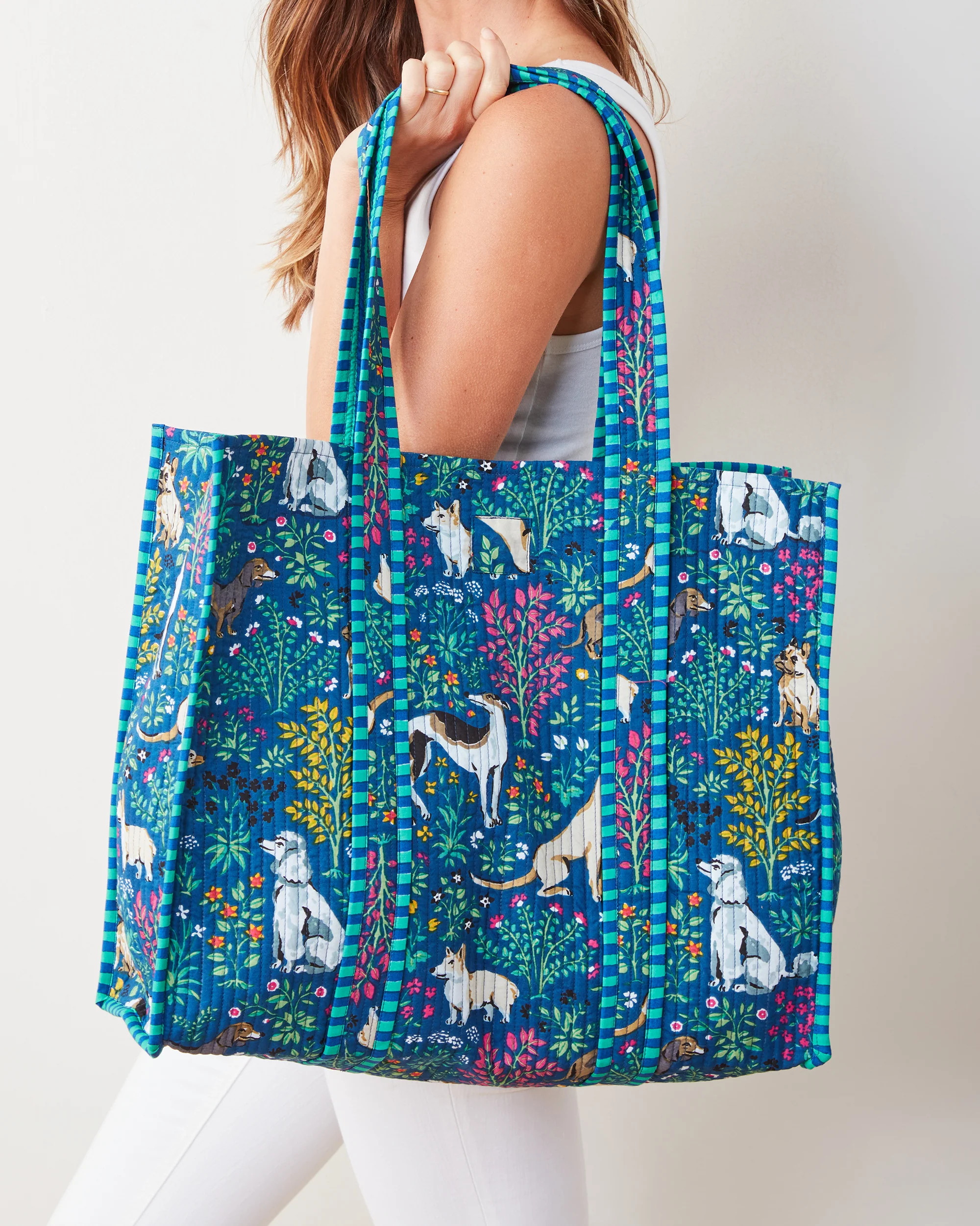 Must Love Dogs - The Traveler Tote - Indigo | Printfresh