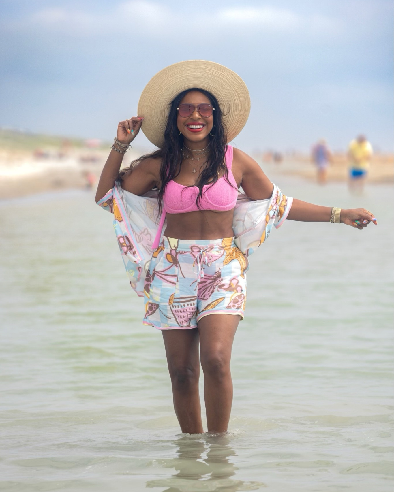 Beach is always better in Quay sunglasses and this Maaji set.
#ootd #beachwear #pinkbikini

#LTKstyletip #LTKxAnthro #LTKFind