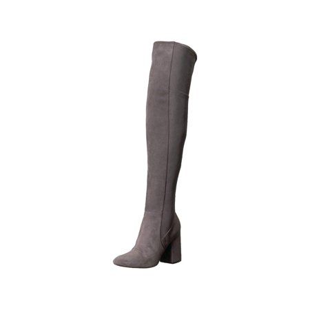 Cole Haan Womens Darla OTK Boot Almond Toe Over Knee, Grey Suede, Size 5.0 | Walmart (US)