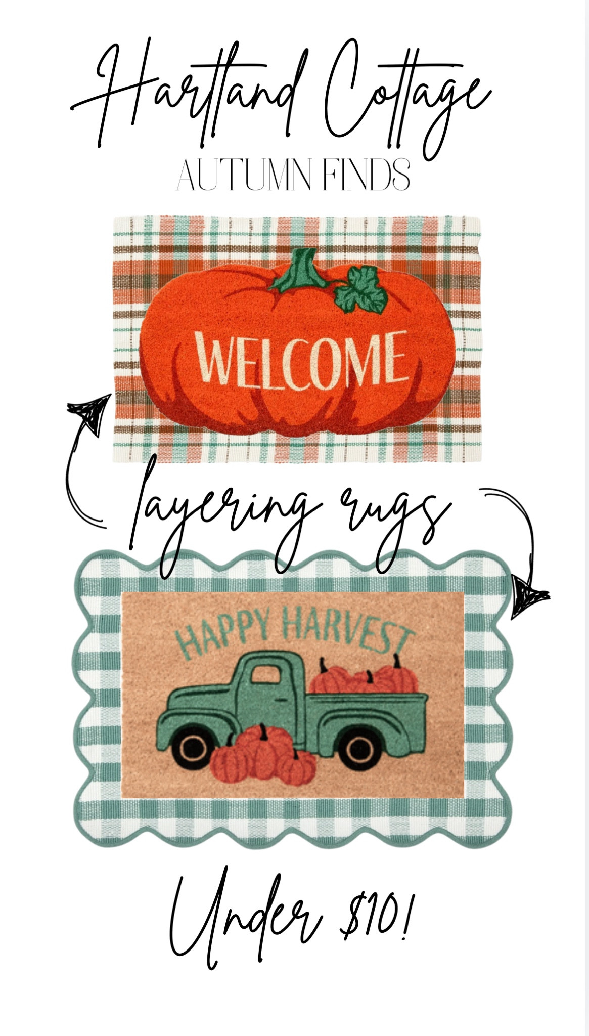 Under 10 layering rugs fall autumn 

#LTKHome #LTKFallSale #LTKSeasonal