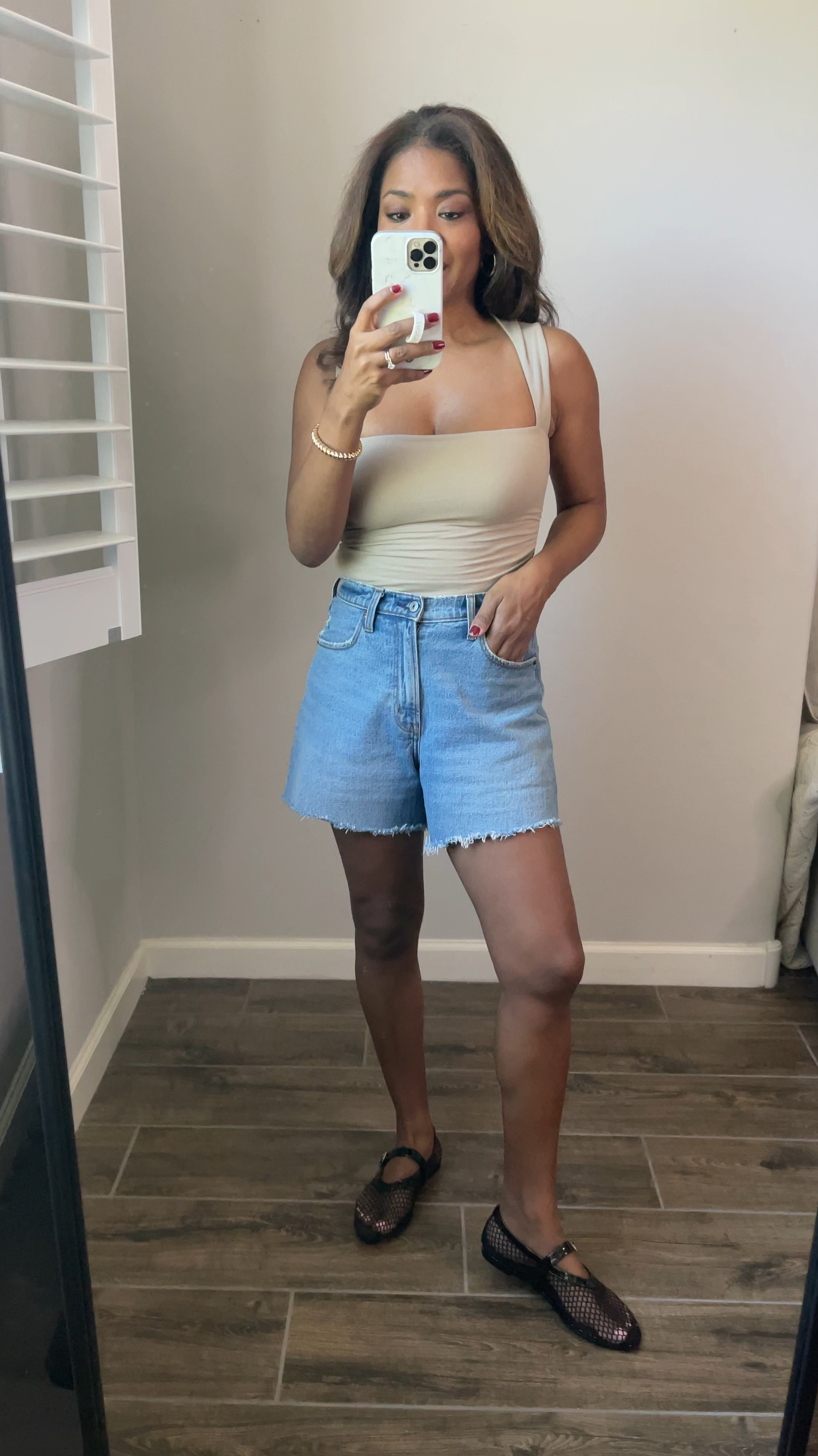 My dad shorts are the “curve love” fit! I am wearing a size 26 regular. They are so comfortable! 

#LTKFindsUnder100 #LTKSaleAlert #LTKFindsUnder50