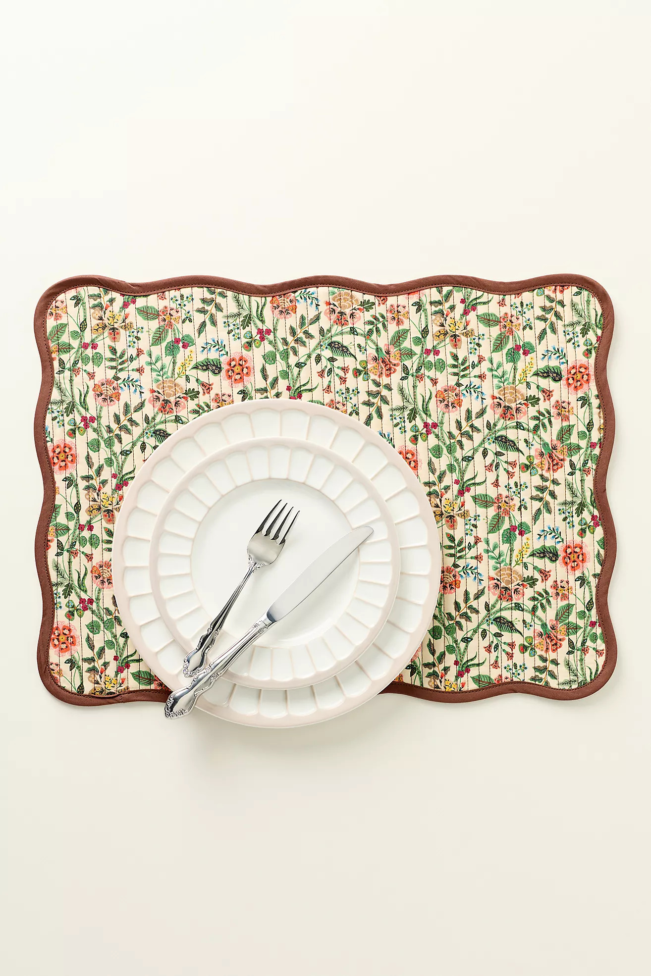 Rifle Paper Co. Gracie Cotton Placemats, Set of 4 | Anthropologie (US)