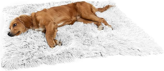 Best Friends by Sheri Calming Shag Fur Pet Throw Blanket, Frost, 30"x40" | Amazon (US)