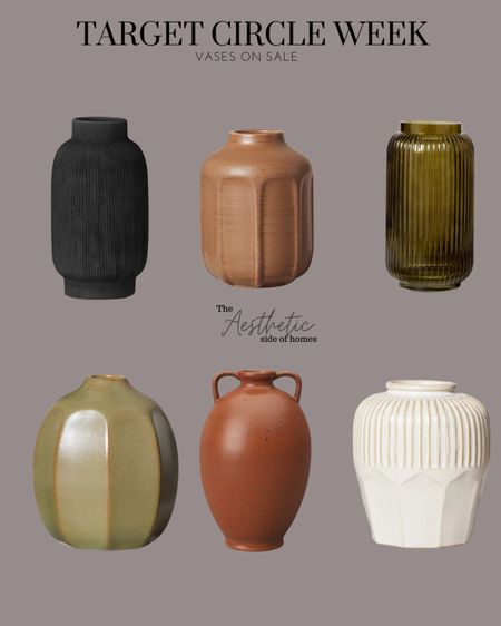 Time to refresh your home with warm earthy tones. All these vases are on sale for target circle week 

#LTKSeasonal #LTKhome #LTKsalealert