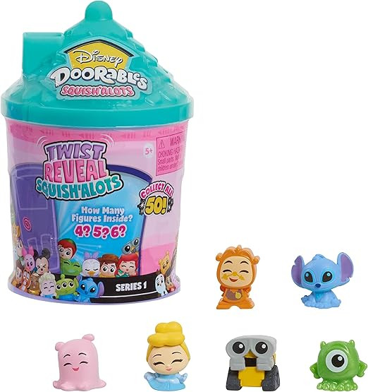 Disney Doorables Squish’Alots Series 1, Collectible Blind Bag Figures in Capsule, Officially Li... | Amazon (US)