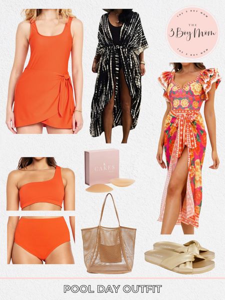 Pool day outfit 

Coverup, pool shoes, two piece swimsuit, beach bag, matching coverup and swimsuit 

#LTKSwim #LTKFindsUnder50 #LTKMidsize