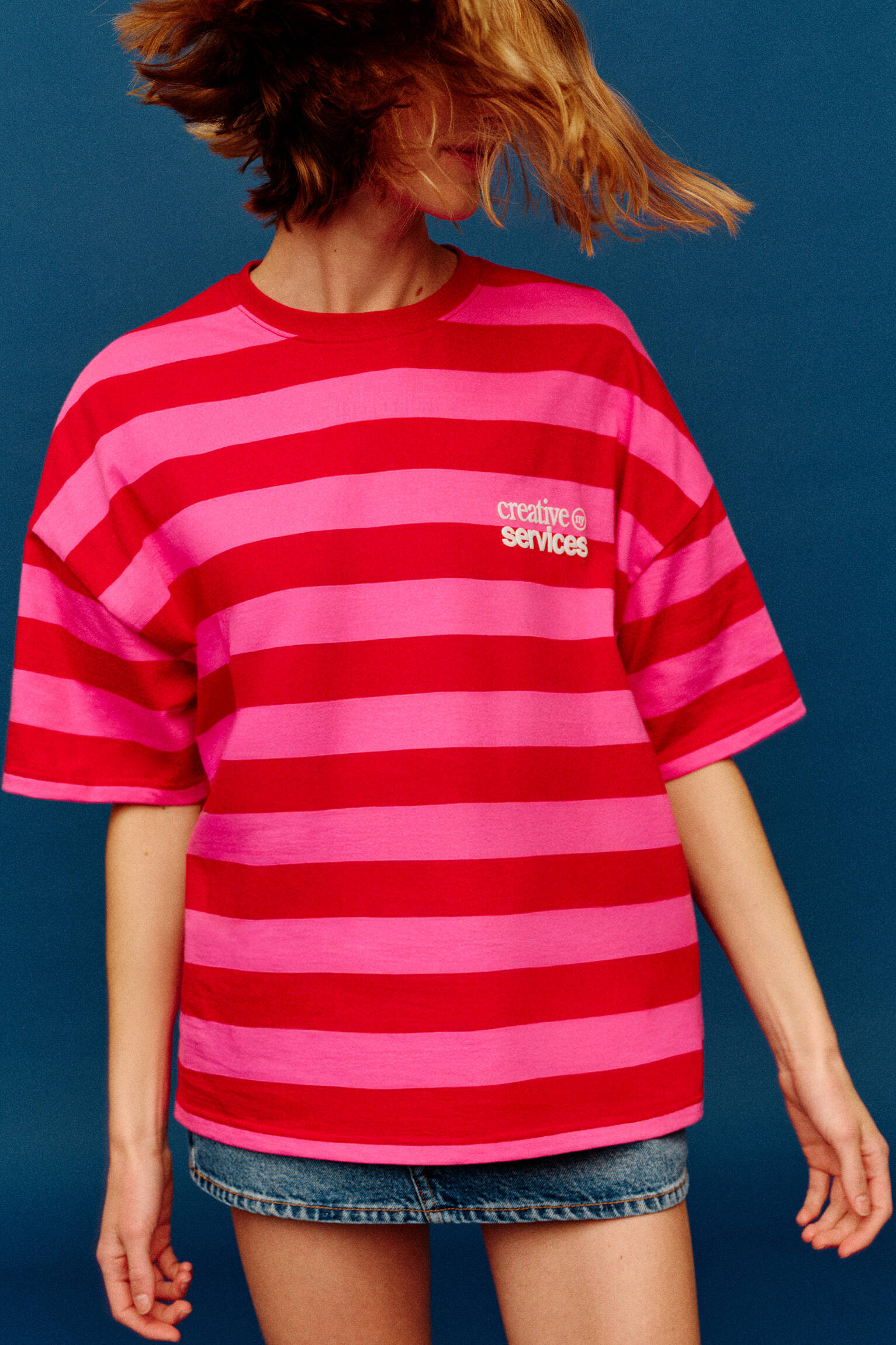 Gestreept T-shirt met korte mouw - Pull&Bear The Netherlands | PULL and BEAR NL