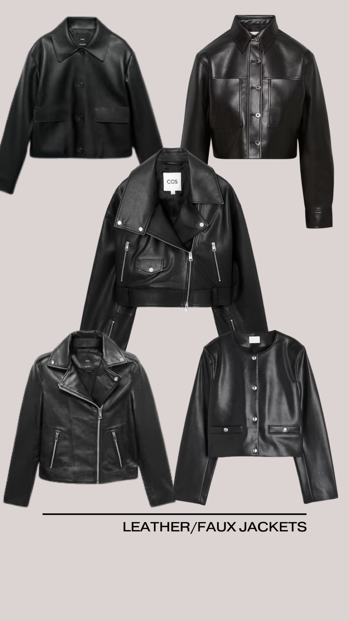 Leather jacket, faux leather jackett

#LTKStyleTip #LTKSeasonal