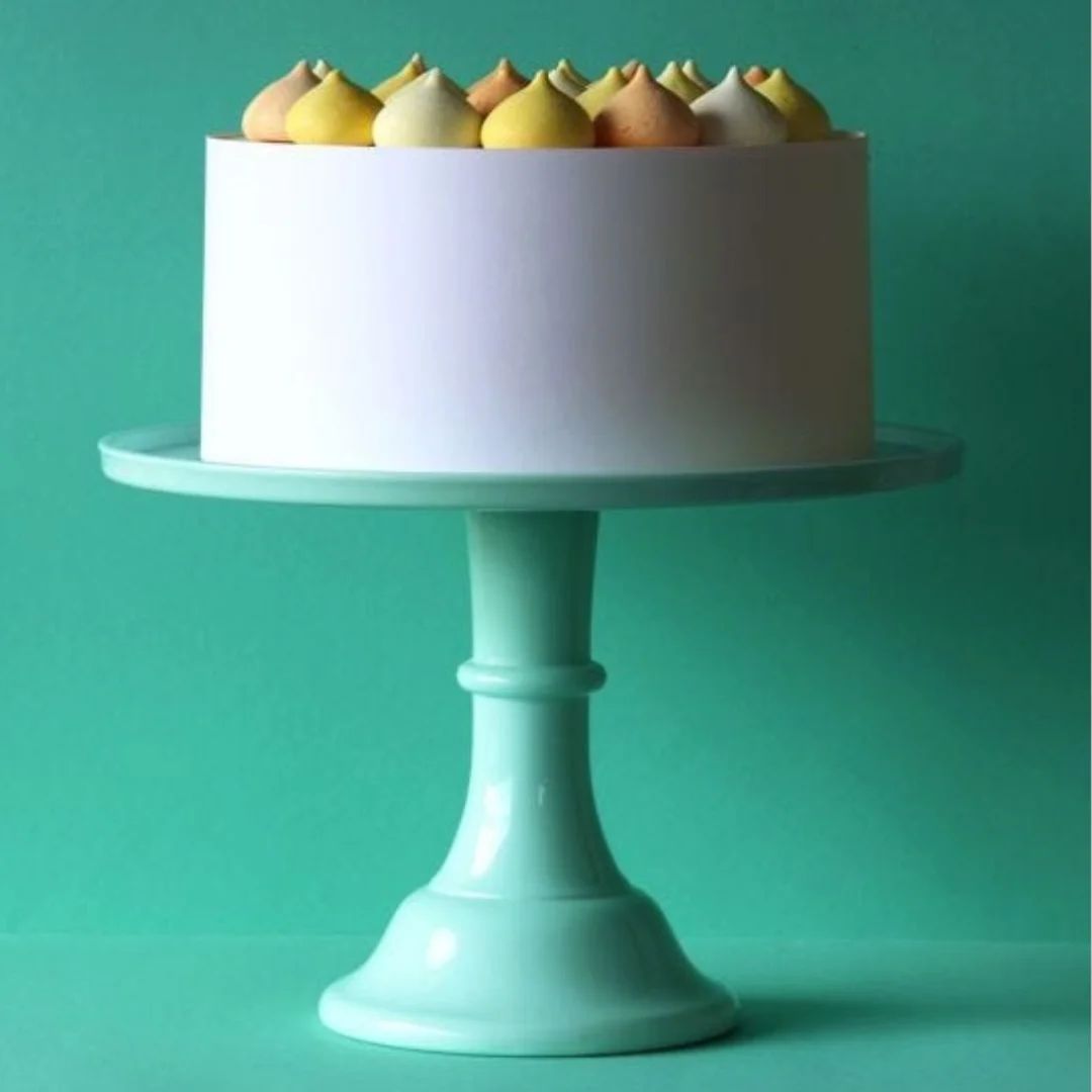 Large Mint Melamine Cake Stand | Ellie and Piper