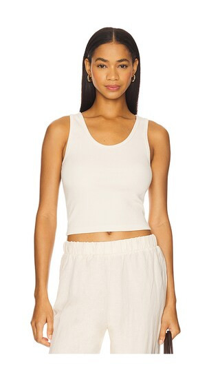 perfectwhitetee Blondie Tank in Nude. - size L | Revolve Clothing (Global)