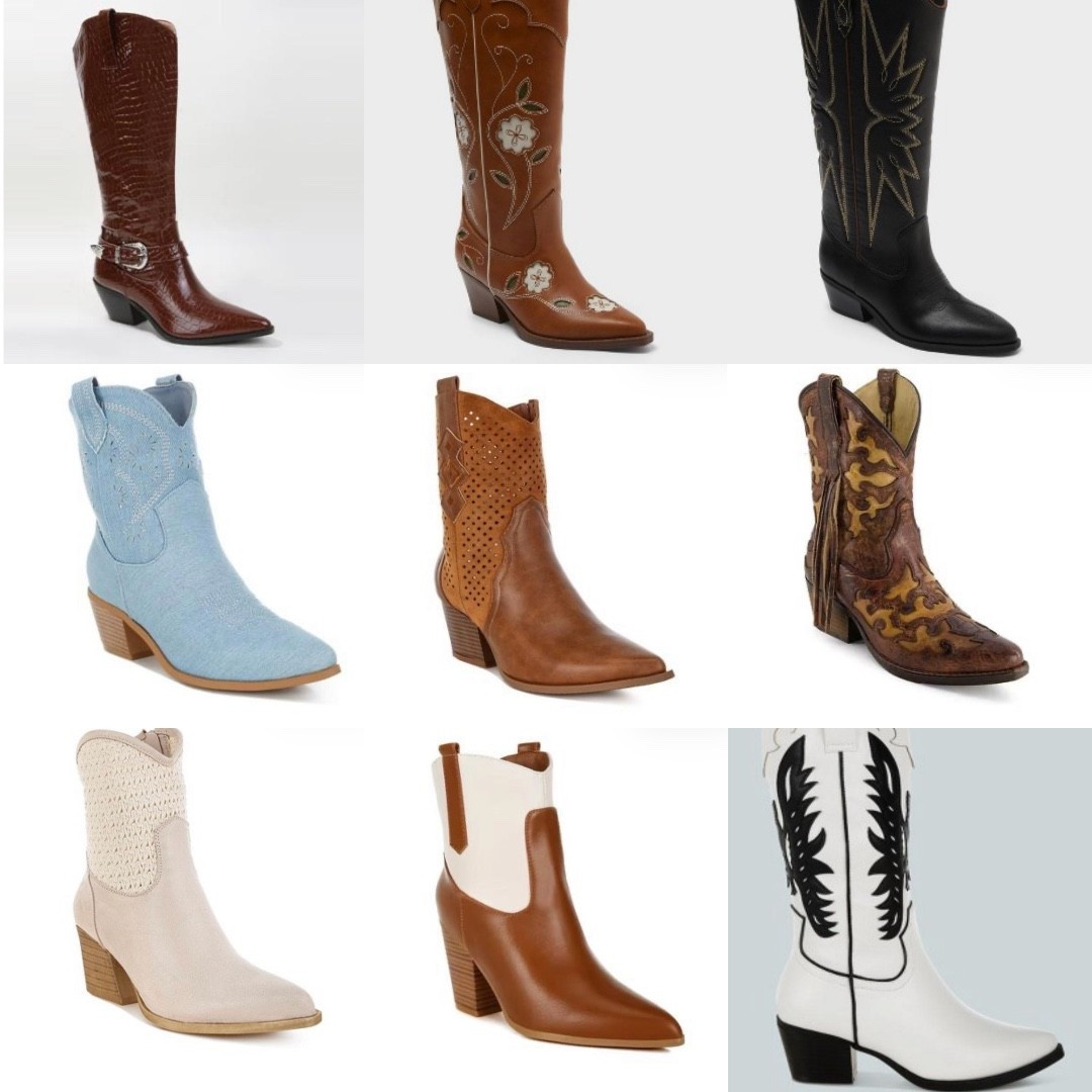 Target boots on sale!! 🥾💕 These western boots are so cute and the whole collection looks amazing. Classy enough for any age and so comfy. Run to Target before they're gone!! Which style is your favorite?? Always be confident 💋 #TargetBoots #TargetFinds #TargetStyle #WesternBoots #CowboyBoots

#LTKSaleAlert #LTKOver40 #LTKgrwm