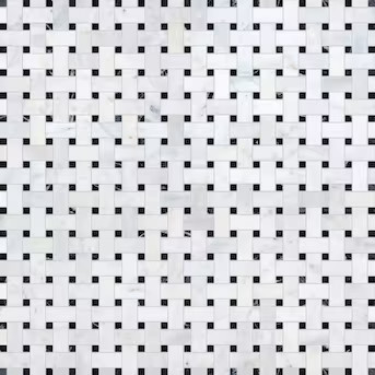 Satori Venatino 12-in x 12-in Polished Natural stone Basketweave Mosaic Wall Tile ( 1-sq ft Piece... | Lowe's