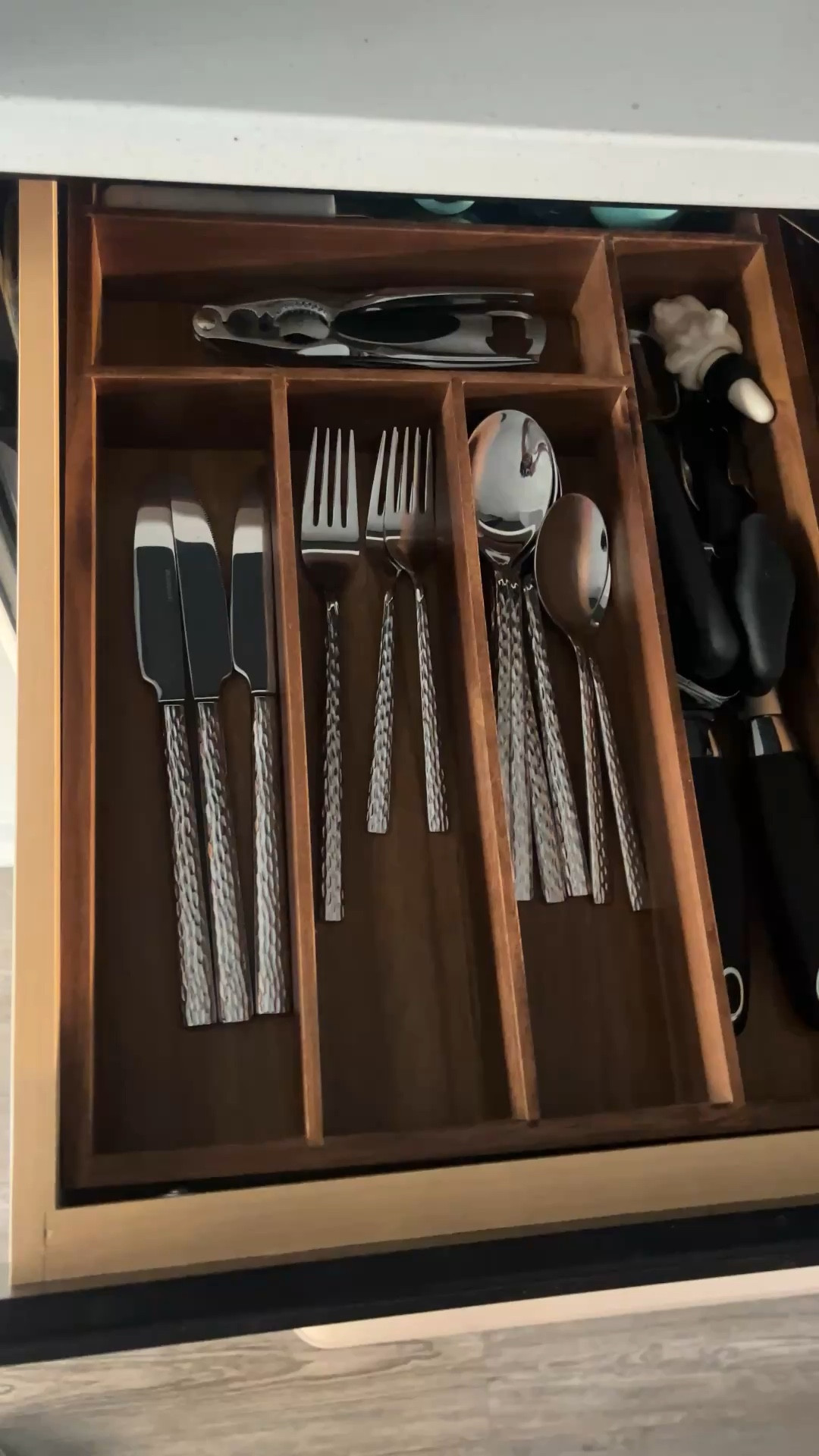 Finally gave my utensil drawer the glow-up it deserved ✨ These drawer organizers from The Container Store make everything easy to find and honestly make cooking feel a little more luxurious. If your drawers are doing the most every time you open them… this is your sign to get organized.

#LTKHome #LTKSaleAlert