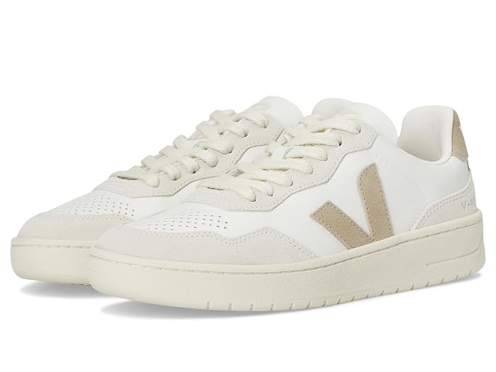 VEJA V-90 Women's Shoes Extra White : EU 37 (US Women's 6) M, Leather | Zappos.com
