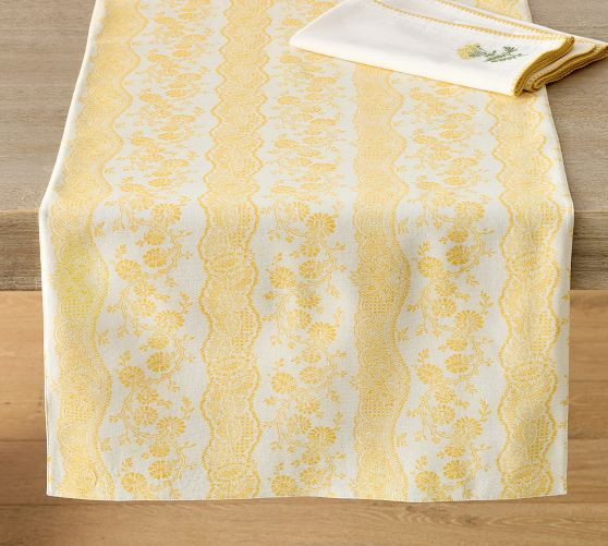 Hudson Cotton Table Runner | Pottery Barn (US)