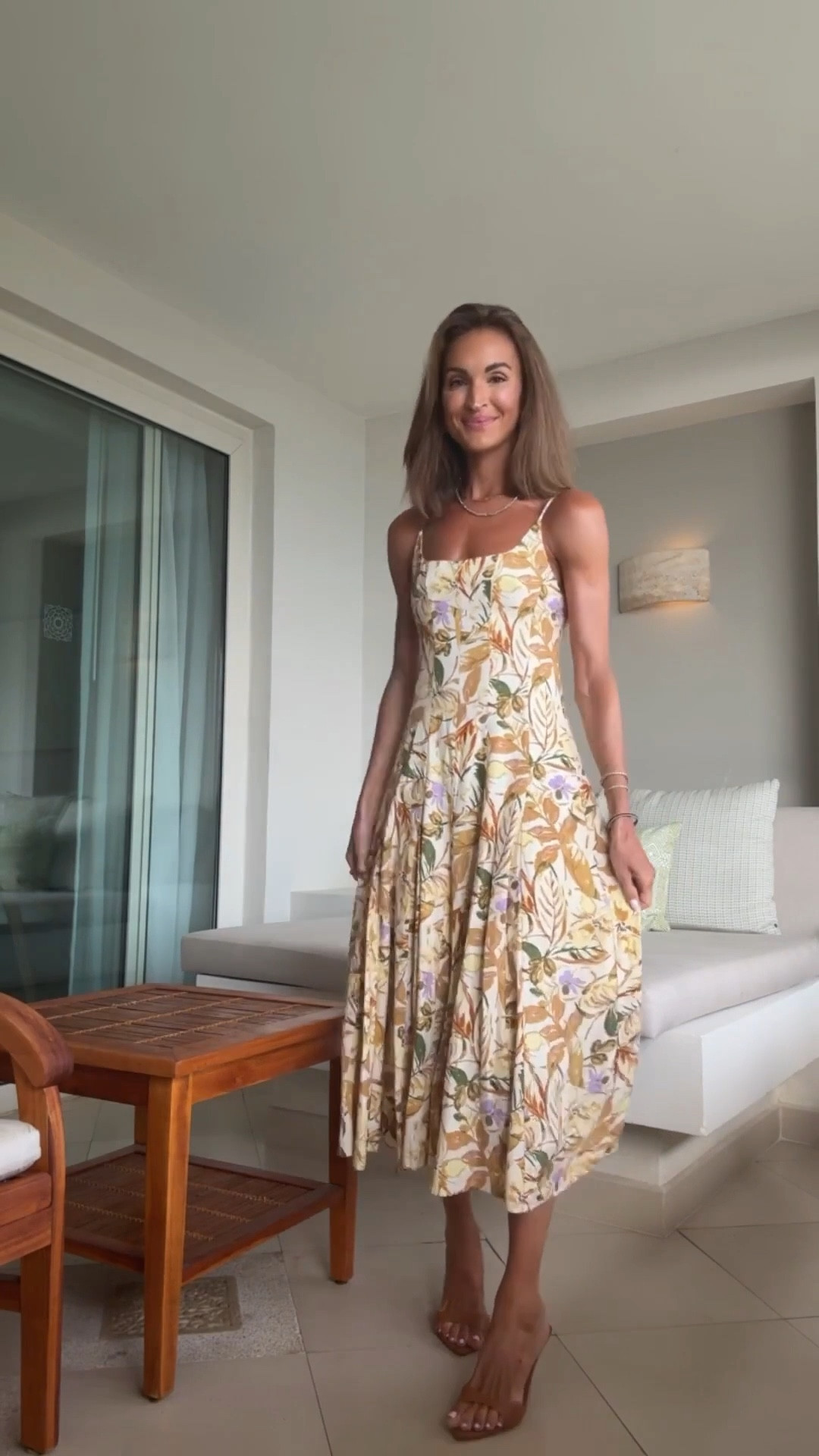 prettiest dress back in stock and on sale! 💛 perfect for a beach vacay! ☀️

#LTKTravel