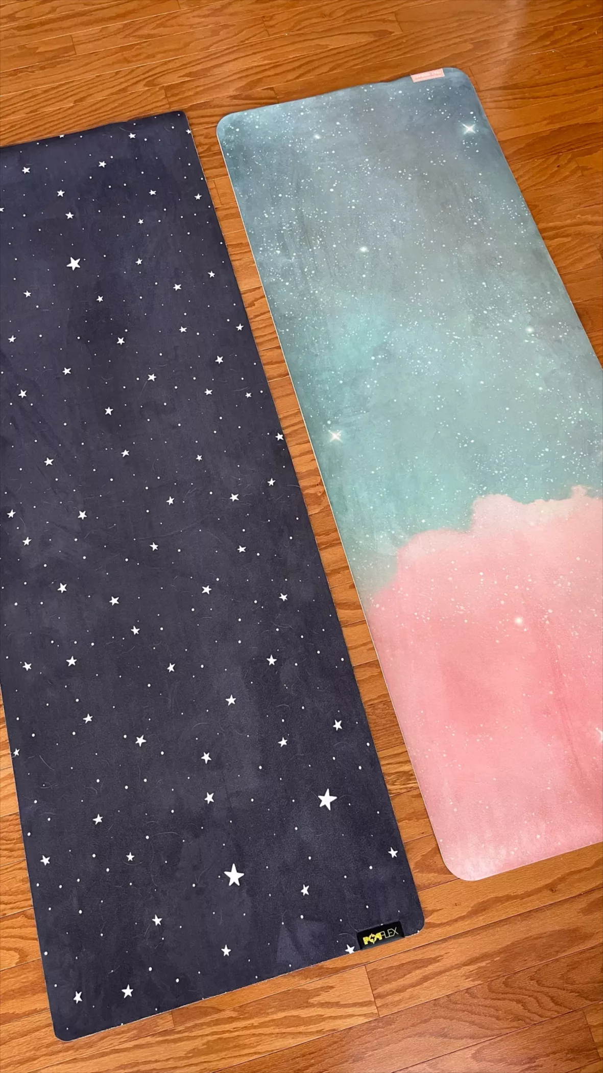 Vegan Suede Yoga Mat - Black Starry curated on LTK