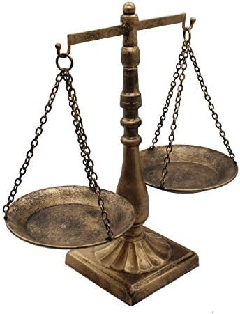 Owlgift Vintage Style Metal Libra Jewelry Display Tray Cosmetic Organizer Storage, Bronze | Amazon (US)