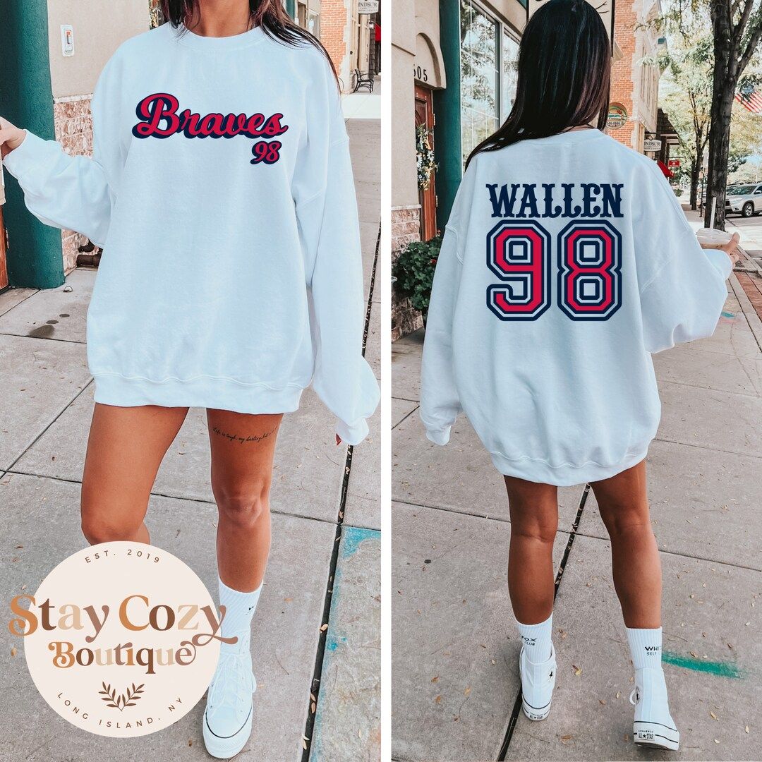 Wallen Crewneck Sweatshirt Wallen 98 Braves Shirt Braves 98 - Etsy | Etsy (US)