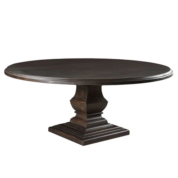 Hornick Mango Solid Wood Pedestal Dining Table | Wayfair North America