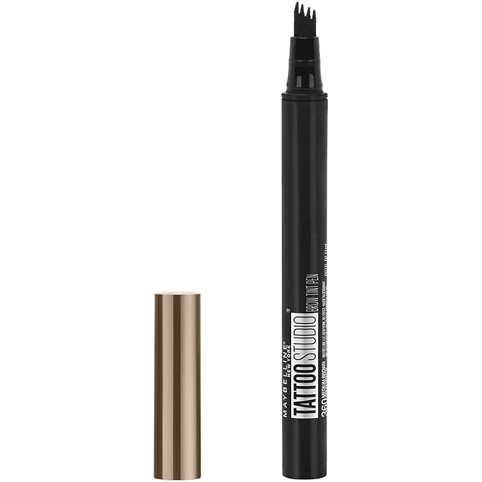Maybelline New York TattooStudio Brow Tint Pen Makeup, Soft Brown, 0.037 fl. oz. | Amazon (US)
