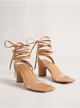 Strappy Ankle Wrap Block Heel (WW) | Torrid (US & Canada)