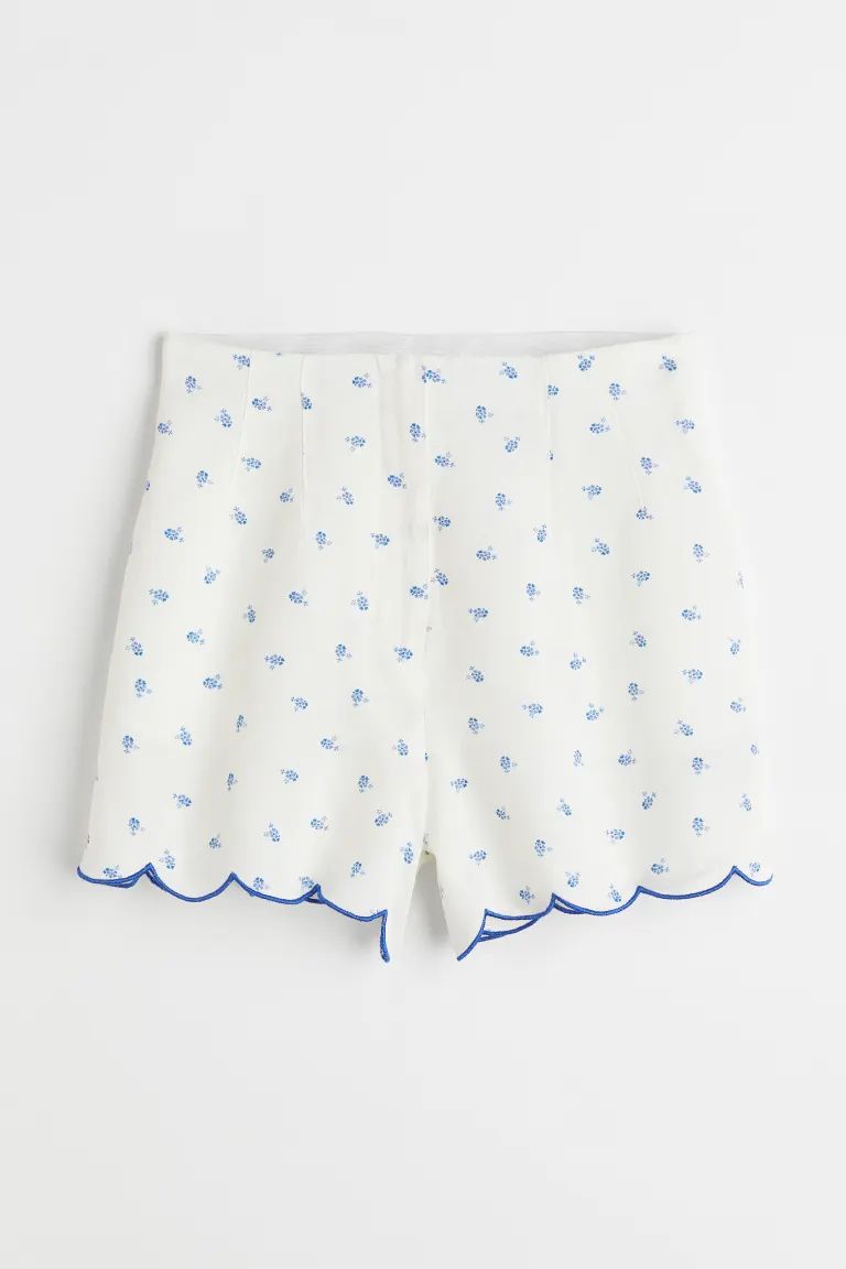Linen-blend Shorts | H&M (US + CA)