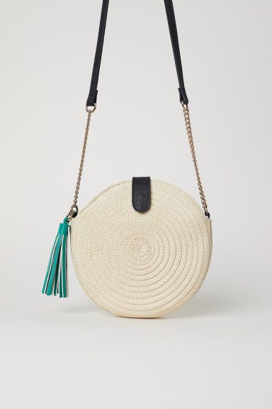 H & M - Round Straw Bag - Beige | H&M (US + CA)