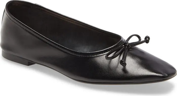 Schutz Arissa Square Toe Ballet Flat (Women) | Nordstrom | Nordstrom