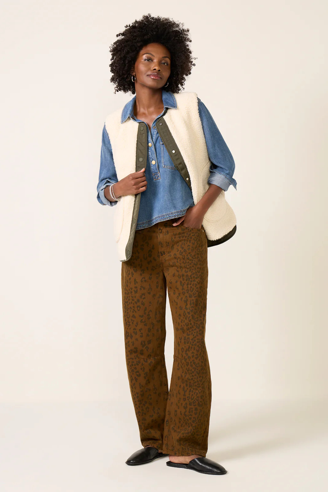 Audrea Reversible Gilet | Evereve