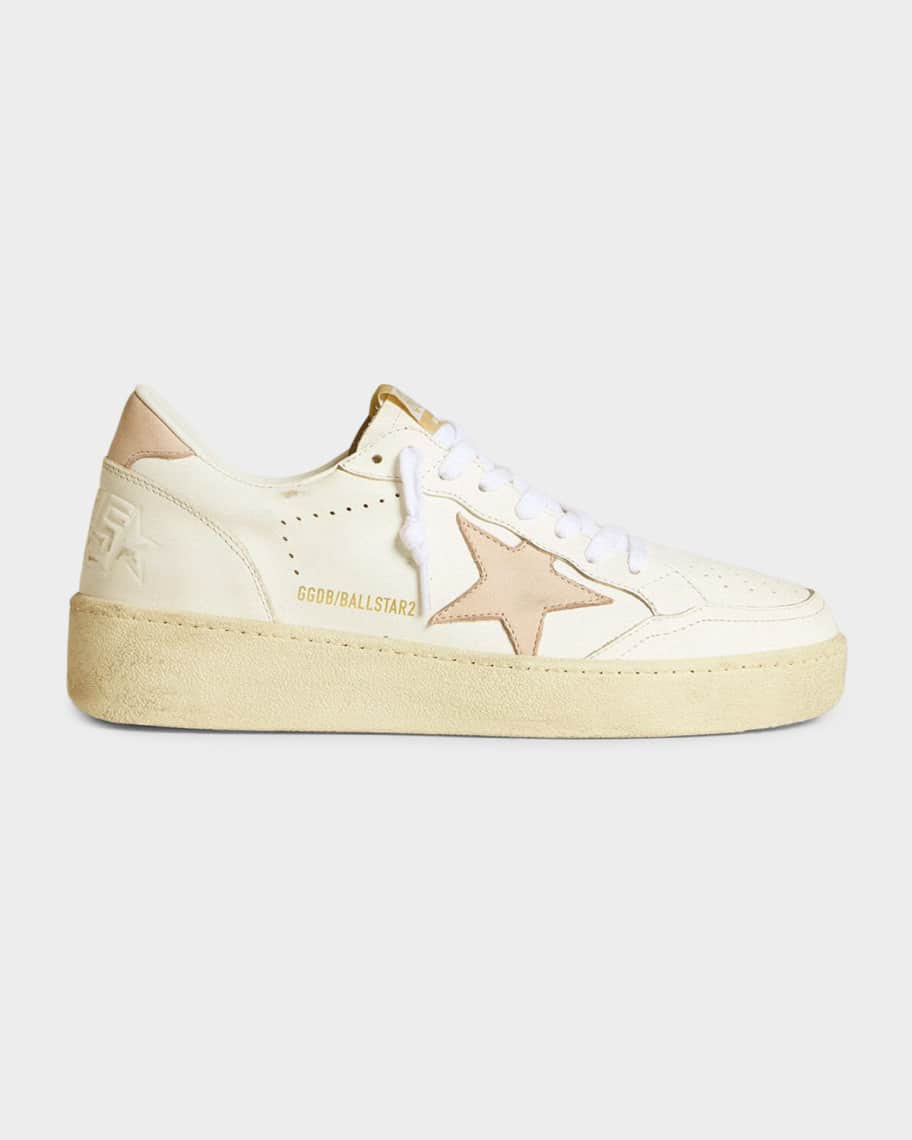 Golden Goose Ball Star 2 Leather Low-Top Sneakers | Neiman Marcus