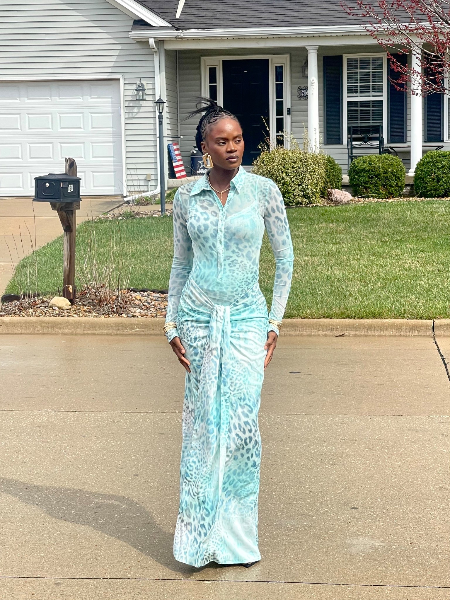 Chic outfit 🩵🩵