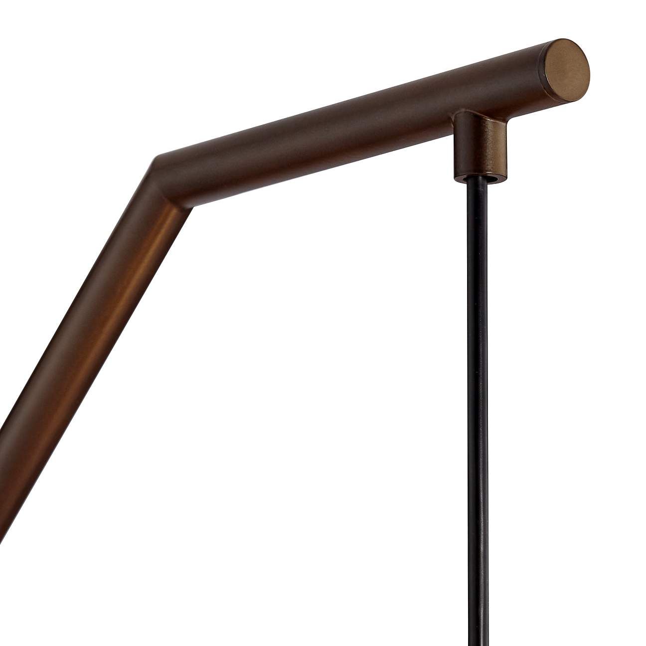 Woodwork Arrows Bronze Downbridge Arc Floor Lamp | LampsPlus.com