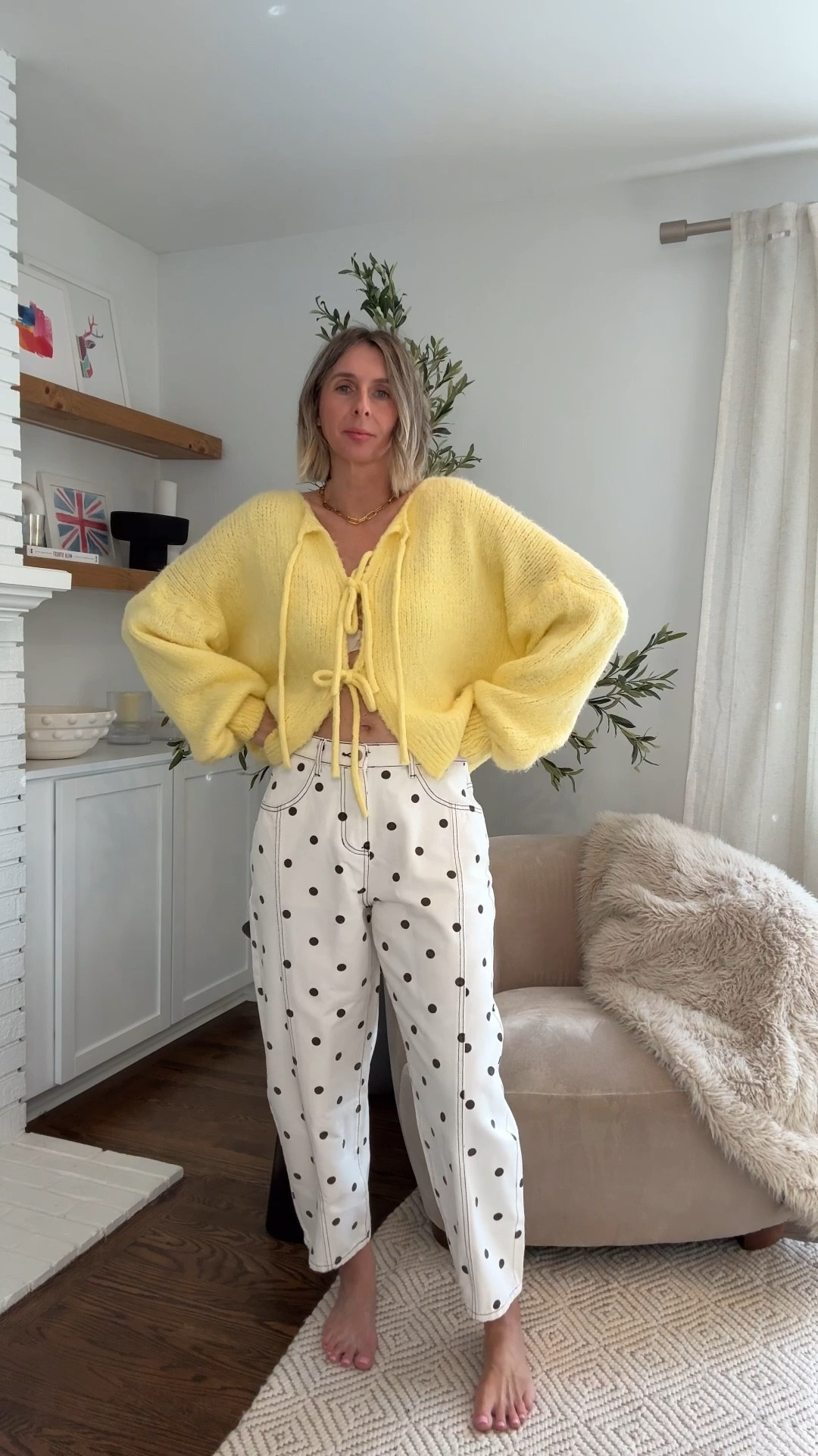 these pants…even better than i expected. dang!! 🤤 AND worth the wait, trust me! 

could not love these polka dot pants more. wear them as a neutral and throw on some color, or stripes, whatever you choose! they have a slight barrel. a denim feel and an elasticated waist band. my gawd, i love ‘em! wearing the medium. if the medium are sold out, try the small…elasticated waist band! 

polka dot pants. colorful style. effortless style. spring style. polka dots. 


#LTKOver40 #LTKootd #LTKgrwm