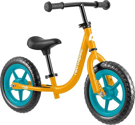 Retrospec Cub Toddler 12" Balance Bike, 18 Months - 3 Years Old, No Pedal Beginner Kids Bicycle f... | Amazon (US)