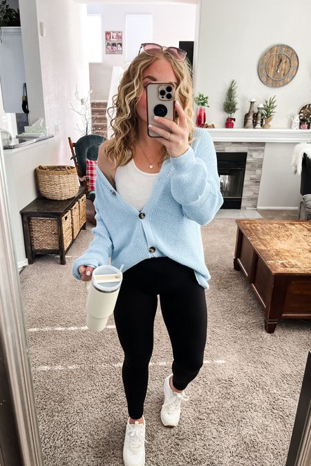 Cardigan outfit with leggings, sneakers and a crop top. Everything fits tts. 


//Amazon outfit ideas, casual outfit ideas, casual fashion, amazon fashion, found it on amazon, amazon casual outfit, cute casual outfit, outfit inspo, outfits amazon, outfit ideas, Womens shoes, amazon shoes, Amazon bag, purse, size 4-6, winter outfit Amazon, early spring outfits, 

#LTKshoecrush #LTKstyletip #LTKfindsunder50