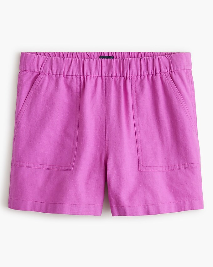 Linen-blend pull-on short | J.Crew Factory