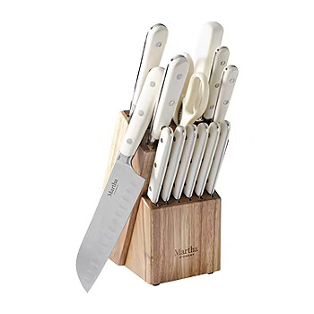Martha Stewart Triple Rivet 14-pc. Knife Block Set | JCPenney